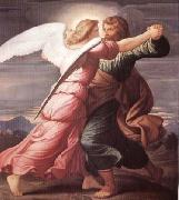 STEINLE, Edward Jakob von Jacob Wrestling with the Angel china oil painting artist